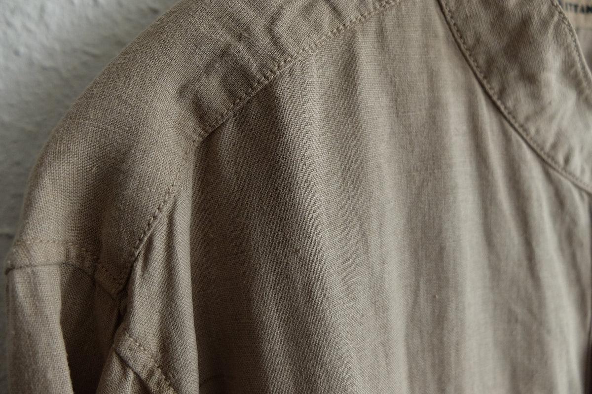 MITTAN / 大麻シャツ 胡桃 SH-132C / unisex