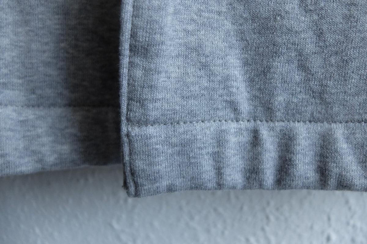 きるもの｜四 JKT｜オーガニックコットンパイル編み グレー｜unisex freesize