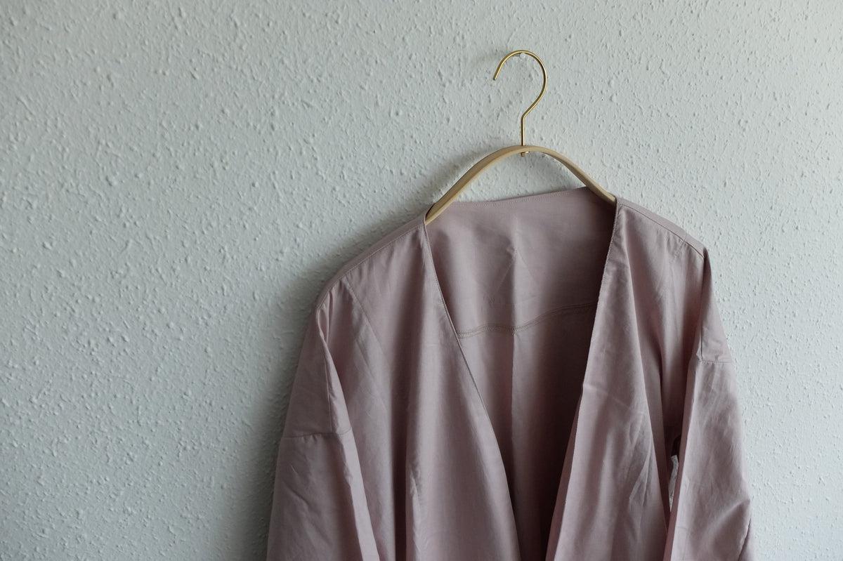 きるもの｜四 JKT｜コットンローン ライトピンク｜unisex freesize