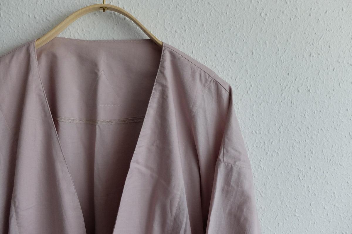 きるもの｜四 JKT｜コットンローン ライトピンク｜unisex freesize