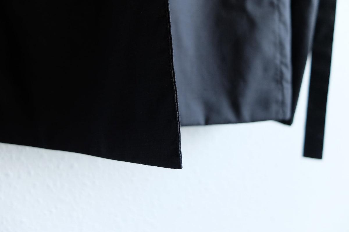 きるもの｜四 JKT｜コットンローン ブラック｜unisex freesize