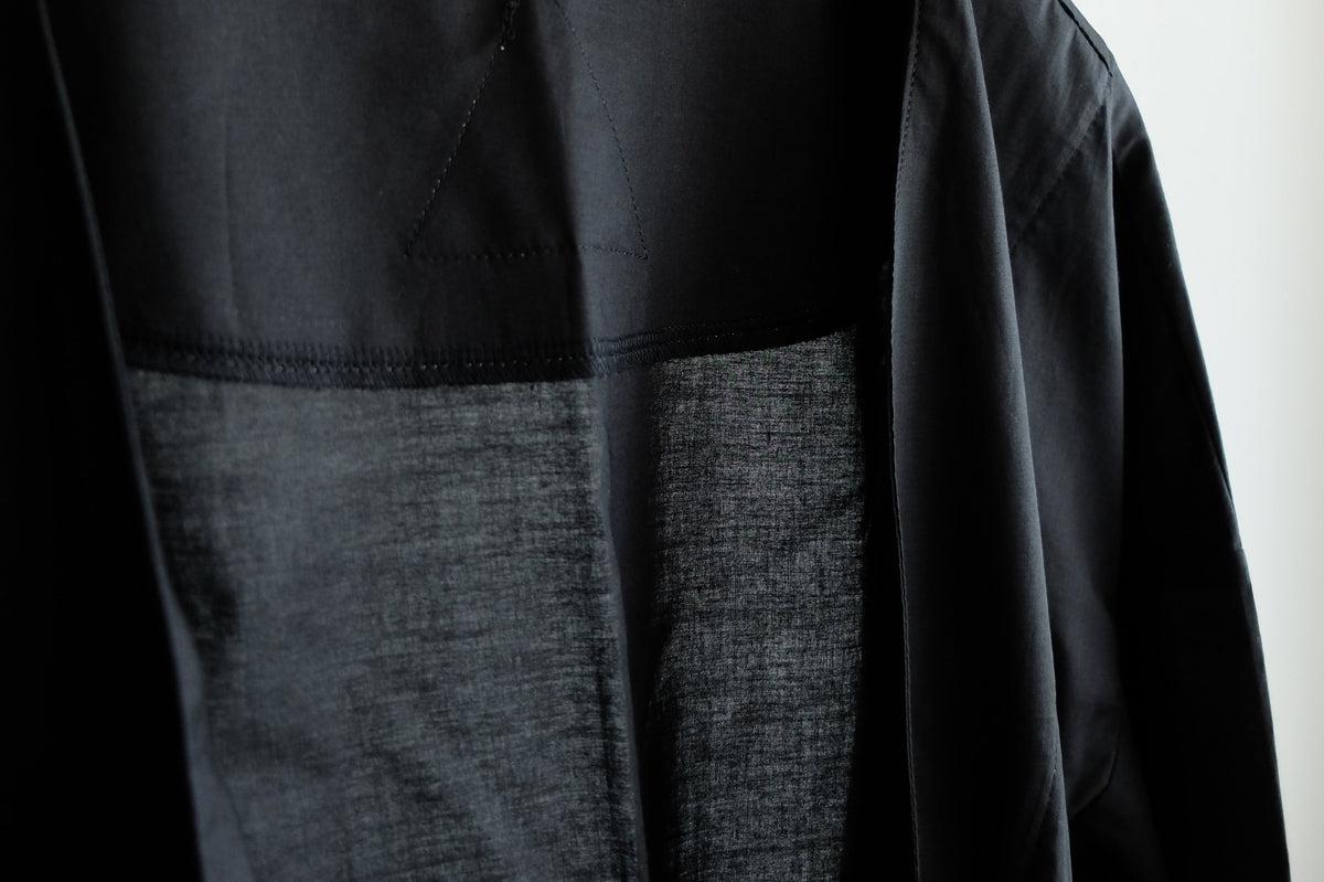 きるもの｜四 JKT｜コットンローン ブラック｜unisex freesize