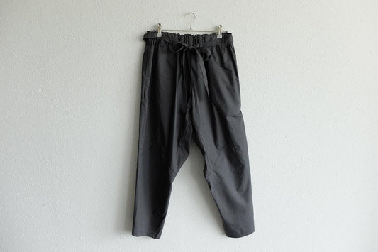 きるもの|もんぺパンツ|タイプライター|チャコール|unisex freesize