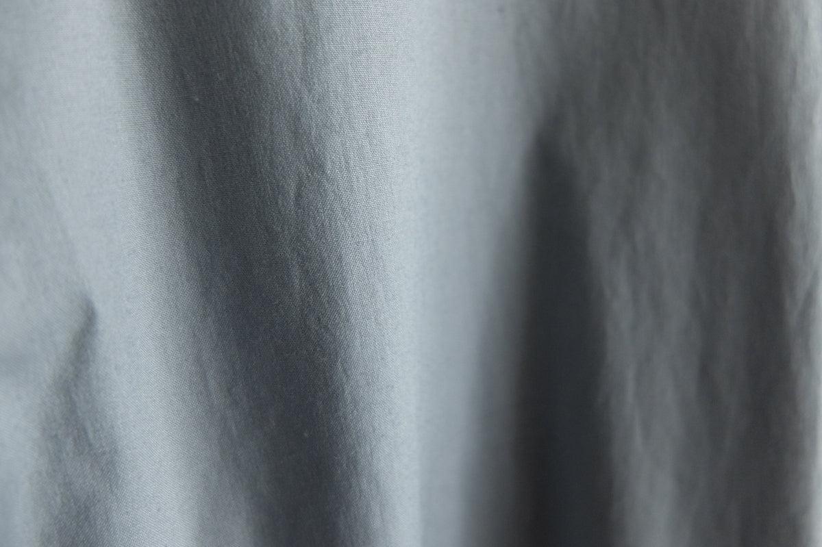 きるもの｜道着ローブ｜タイプライターストレッチ グレー｜unisex freesize