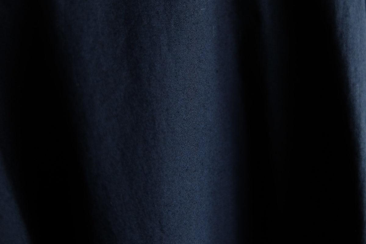 きるもの｜道着ローブ｜タイプライターストレッチ 紺｜unisex freesize