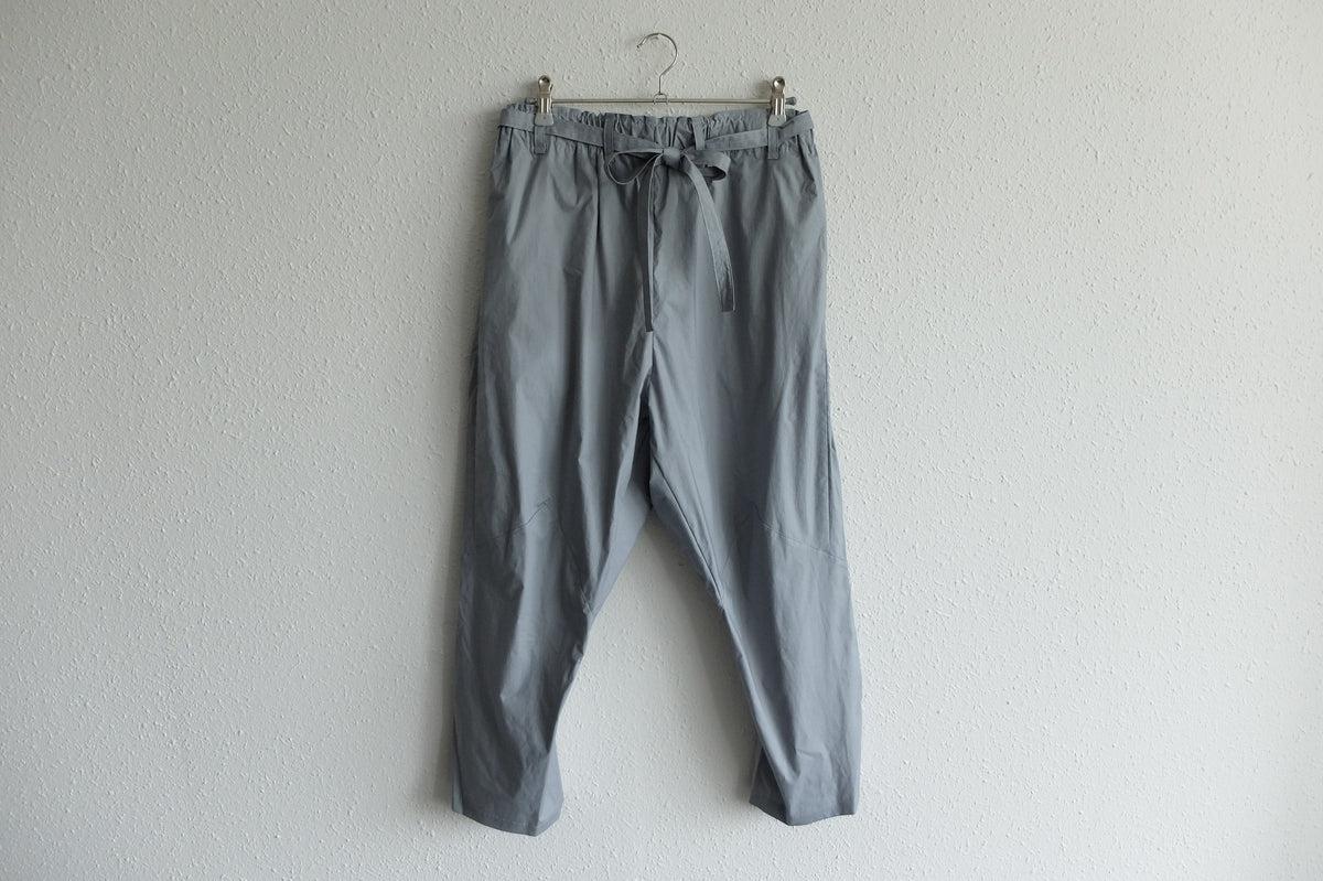 きるもの｜もんぺパンツ｜タイプライターストレッチ｜グレー｜unisex freesize