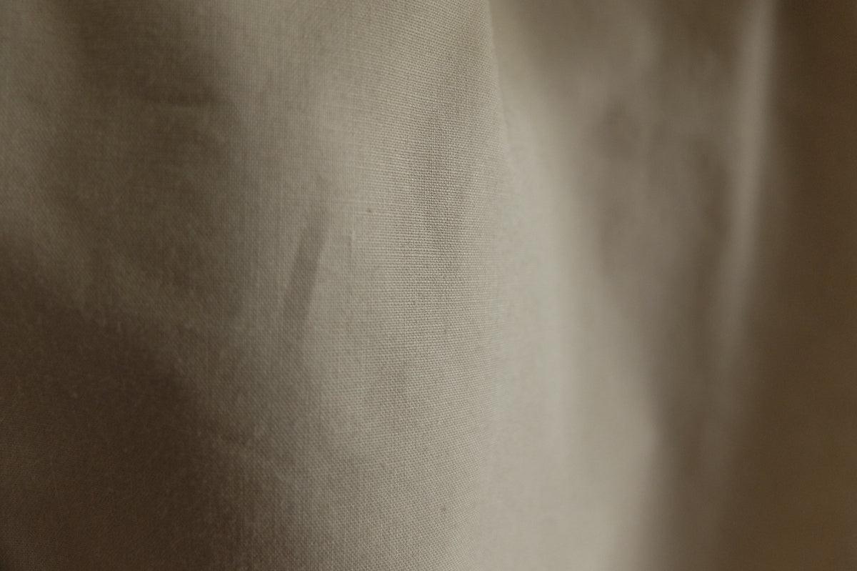 きるもの｜もんぺパンツ｜タイプライター｜ライトベージュ｜unisex freesize