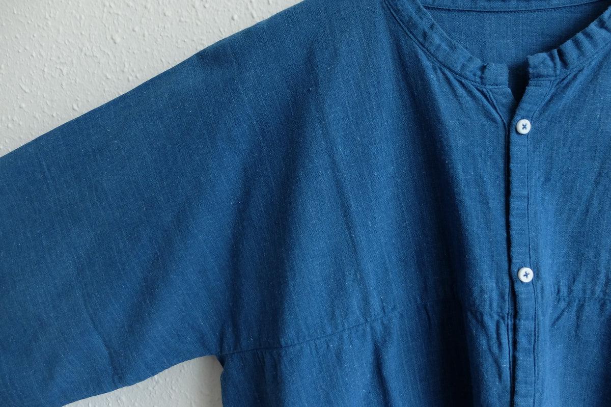 MITTAN / 半袖カディシャツ 藍 SH-90C / unisex