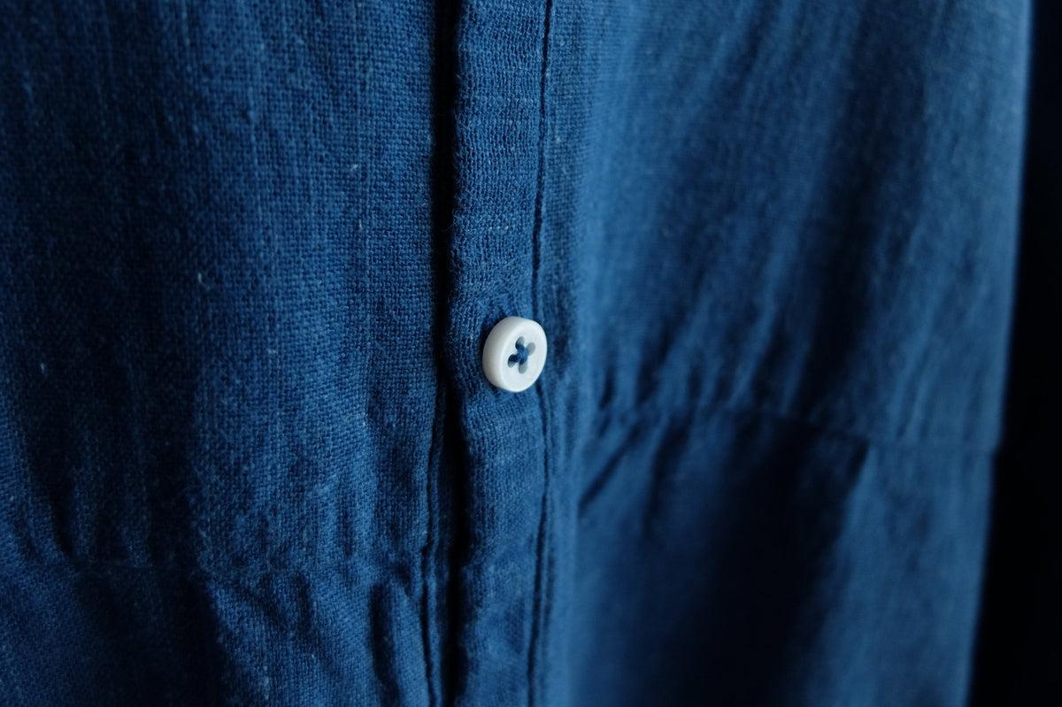 MITTAN / 半袖カディシャツ 藍 SH-90C / unisex