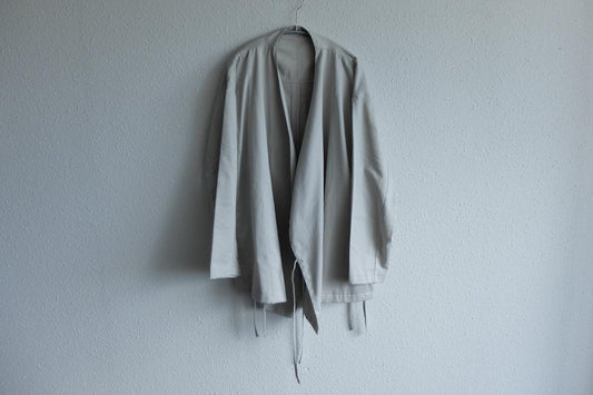 きるもの｜JKT弐｜コットンツイル｜ライトグレー｜unisex freesize