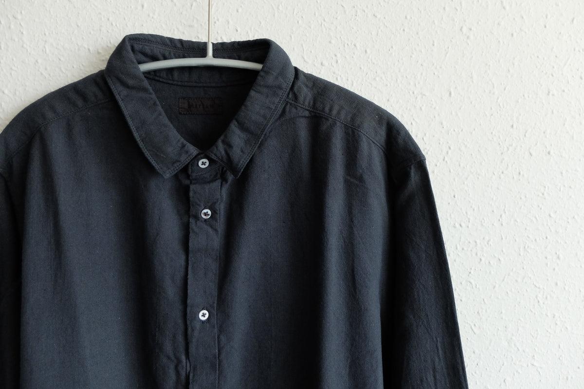 MITTAN / カディシャツ 墨黒 SH-81 / unisex