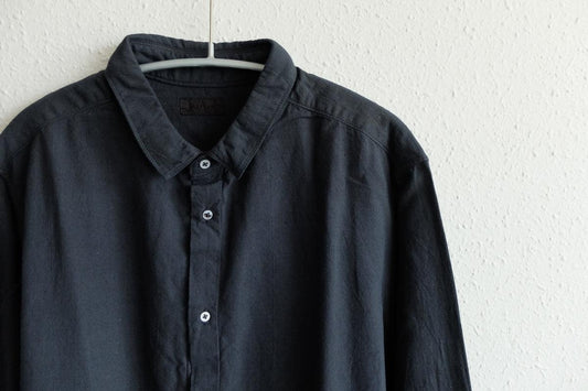 MITTAN / カディシャツ 墨黒 SH-81 / unisex