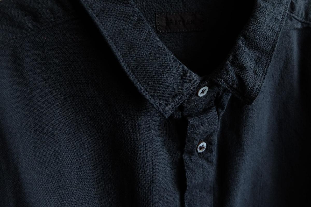 MITTAN / カディシャツ 墨黒 SH-81 / unisex