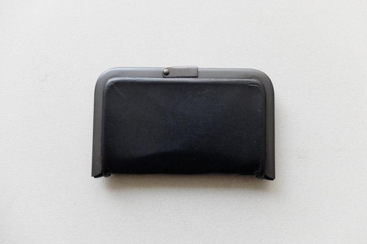 card case ＜エゾ鹿革黒染＞