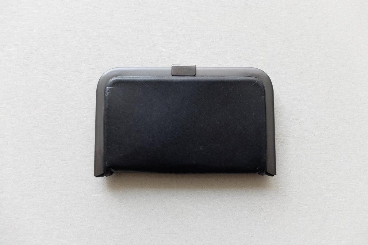 card case ＜エゾ鹿革黒染＞