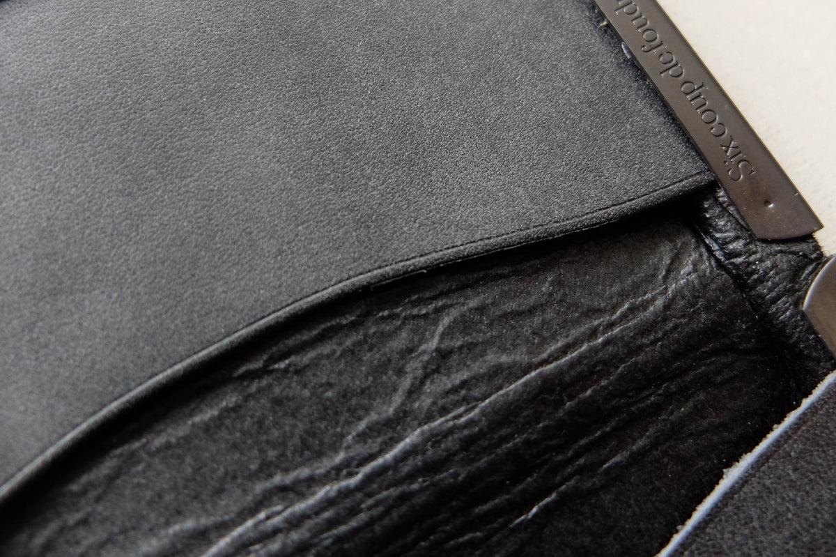 card case ＜エゾ鹿革黒染＞