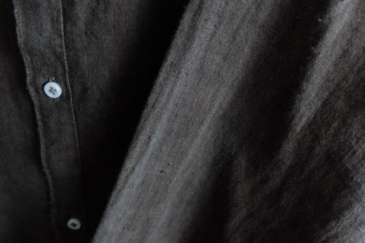 MITTAN / カディシャツ ベンガラ灰茶×松煙 SH-81B / unisex