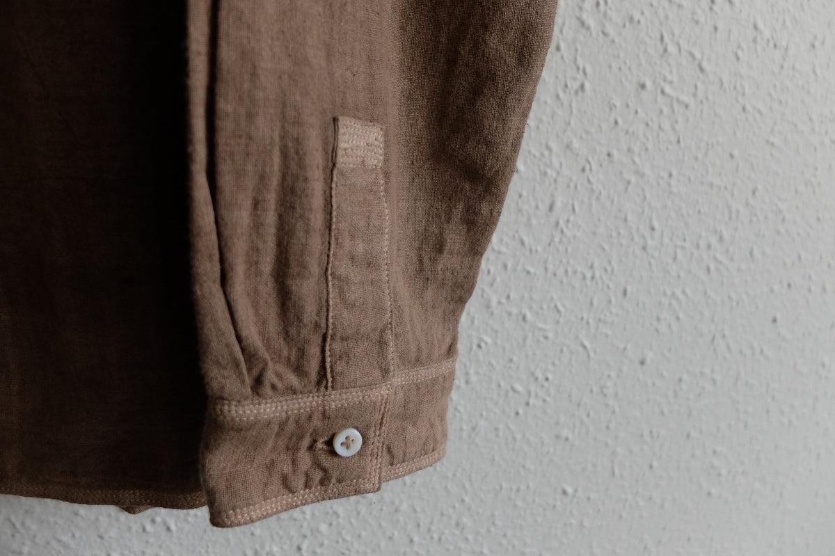 MITTAN / カディシャツ ベンガラ灰茶 SH-81B / unisex