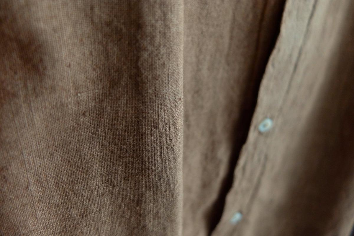 MITTAN / カディシャツ ベンガラ灰茶 SH-81B / unisex