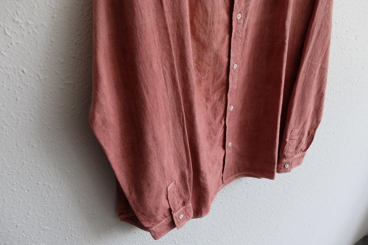 MITTAN / カディシャツ ベンガラ紅 SH-81B / unisex