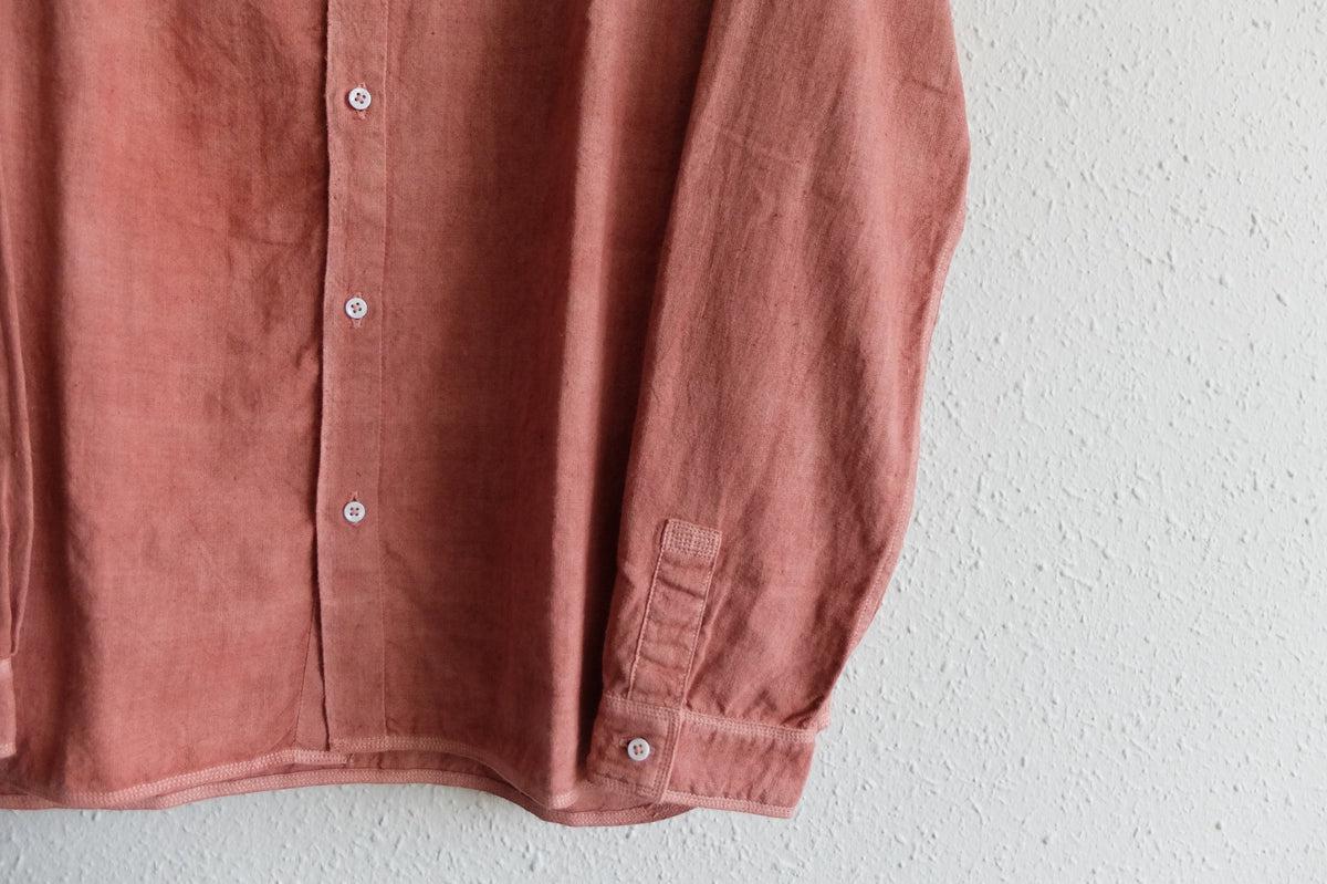 MITTAN / カディシャツ ベンガラ紅 SH-81B / unisex