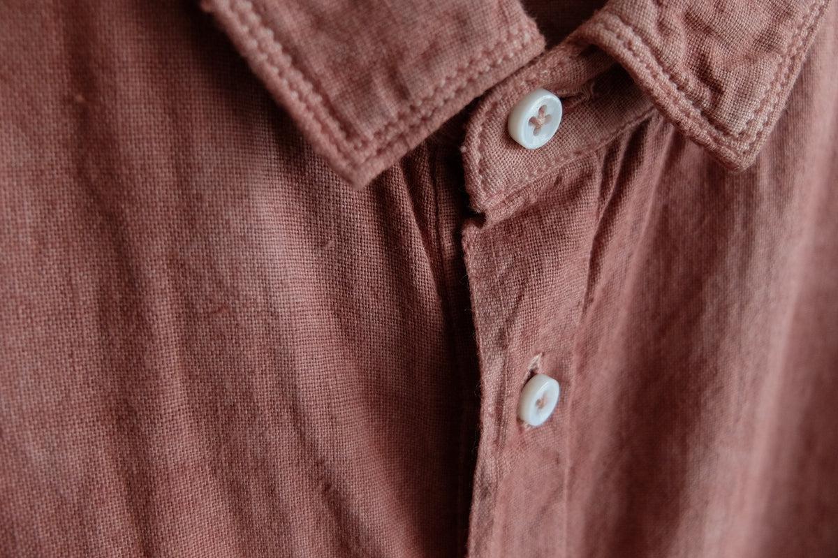 MITTAN / カディシャツ ベンガラ紅 SH-81B / unisex