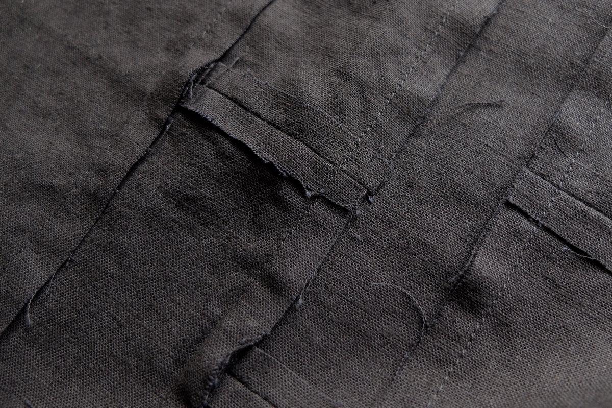 MITTAN×PINT / 端切れパッチワーク / 竹 / 130×130cm＜サイズオーダー可＞