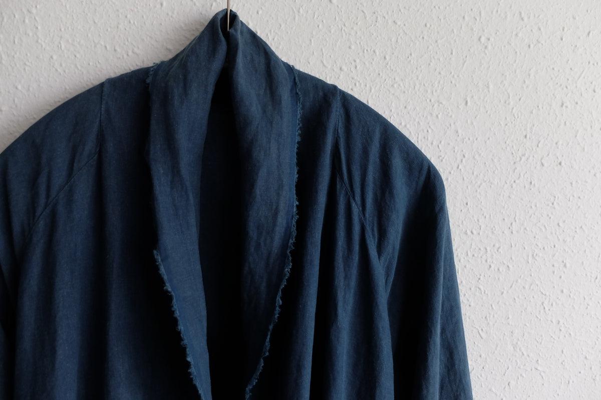 MITTAN / 大麻羽織 高密度 藍×胡桃 JK-91C / unisex