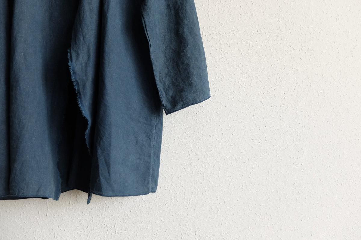 MITTAN / 大麻羽織 高密度 藍×胡桃 JK-91C / unisex