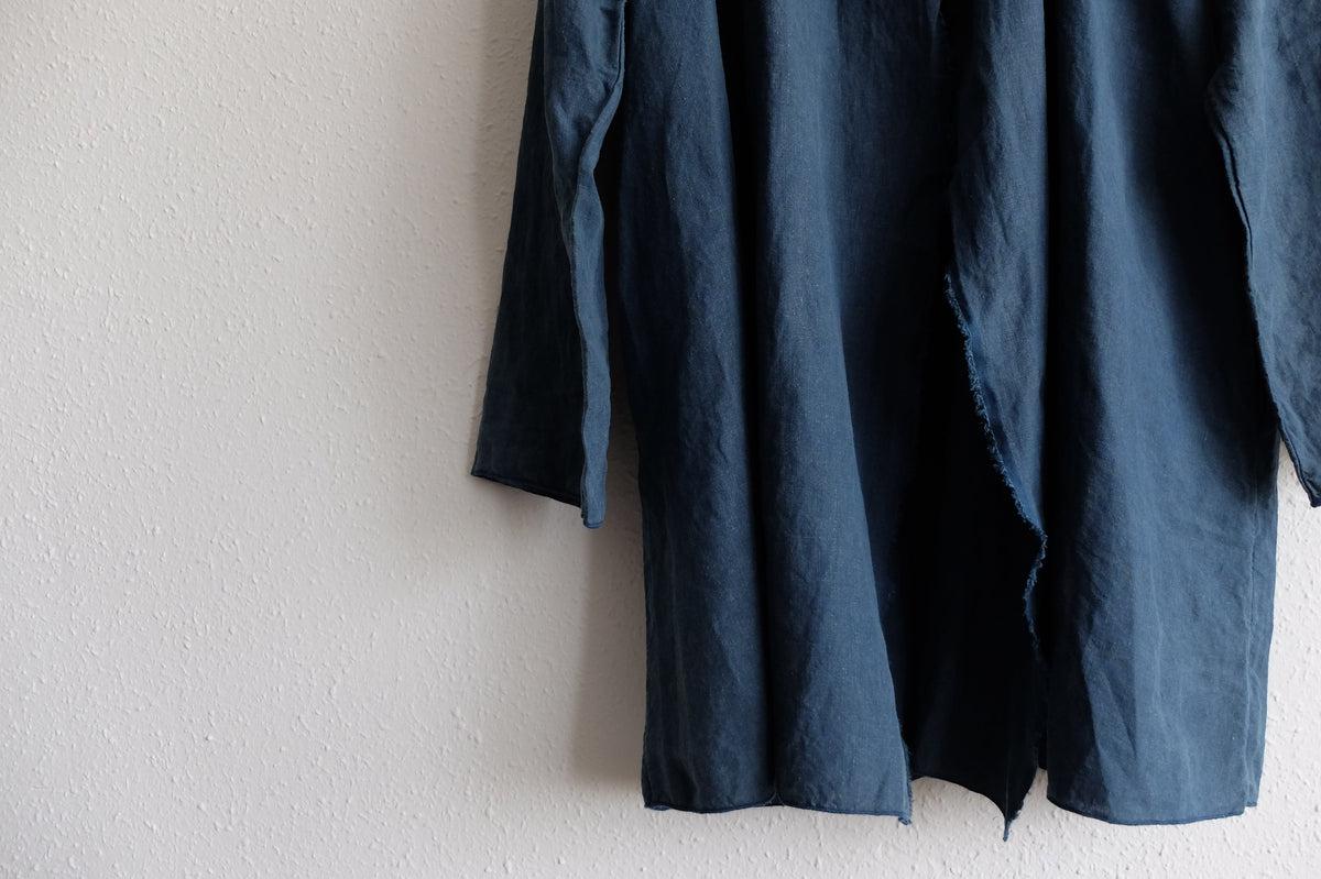 MITTAN / 大麻羽織 高密度 藍×胡桃 JK-91C / unisex