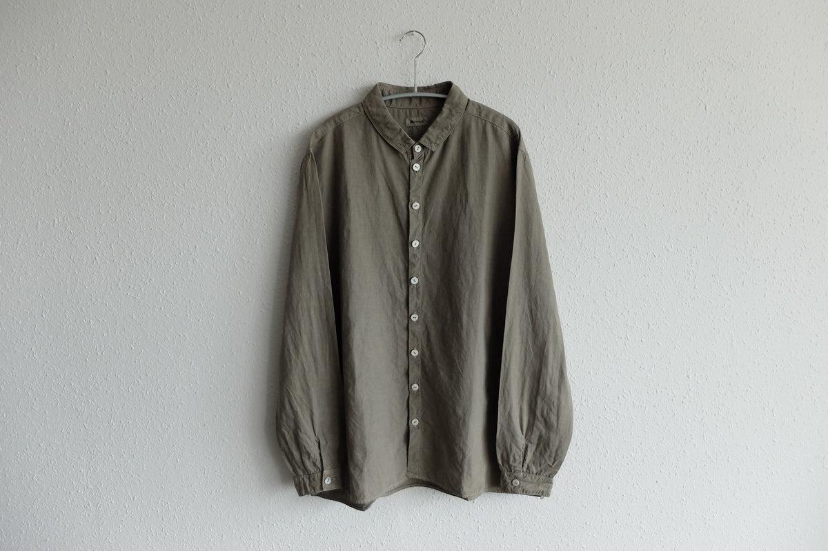 MITTAN / 大麻シャツ2 高密度 蓬 SH-109C / unisex