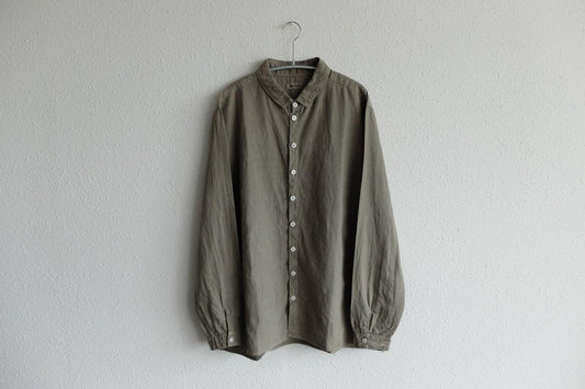 MITTAN / 大麻シャツ2 高密度 蓬 SH-109C / unisex