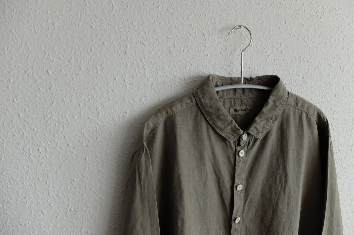 MITTAN / 大麻シャツ2 高密度 蓬 SH-109C / unisex