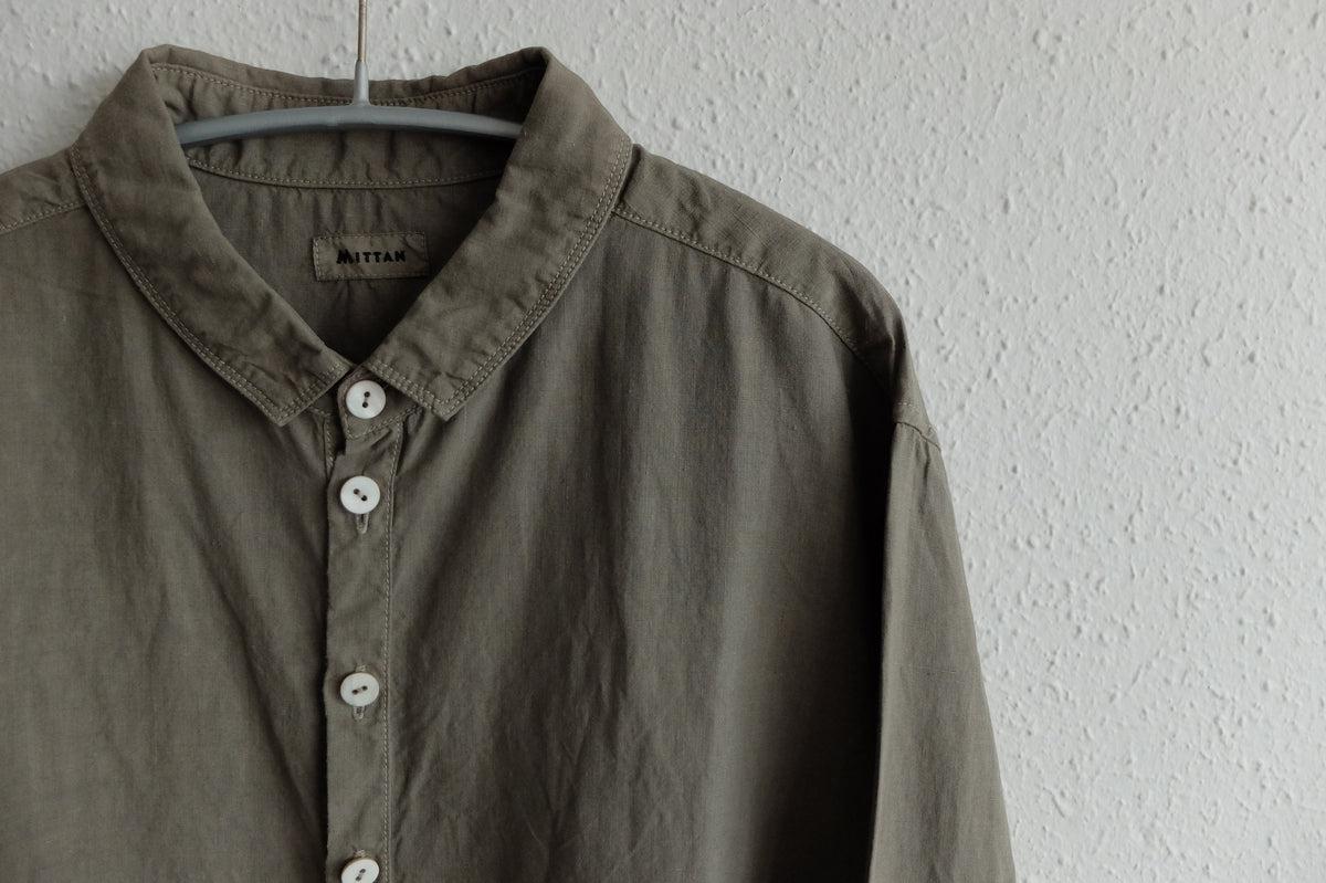 MITTAN / 大麻シャツ2 高密度 蓬 SH-109C / unisex