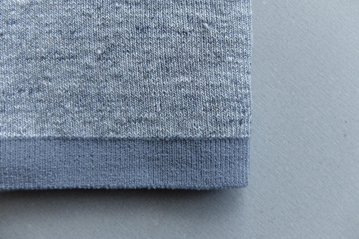 リネンニットレギンス マチ付き｜Mグレー｜2 size