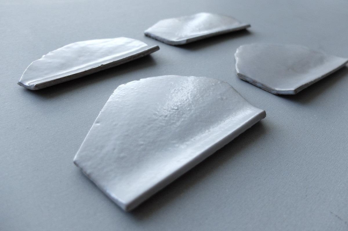 かけら皿 カトラリーレスト角 白