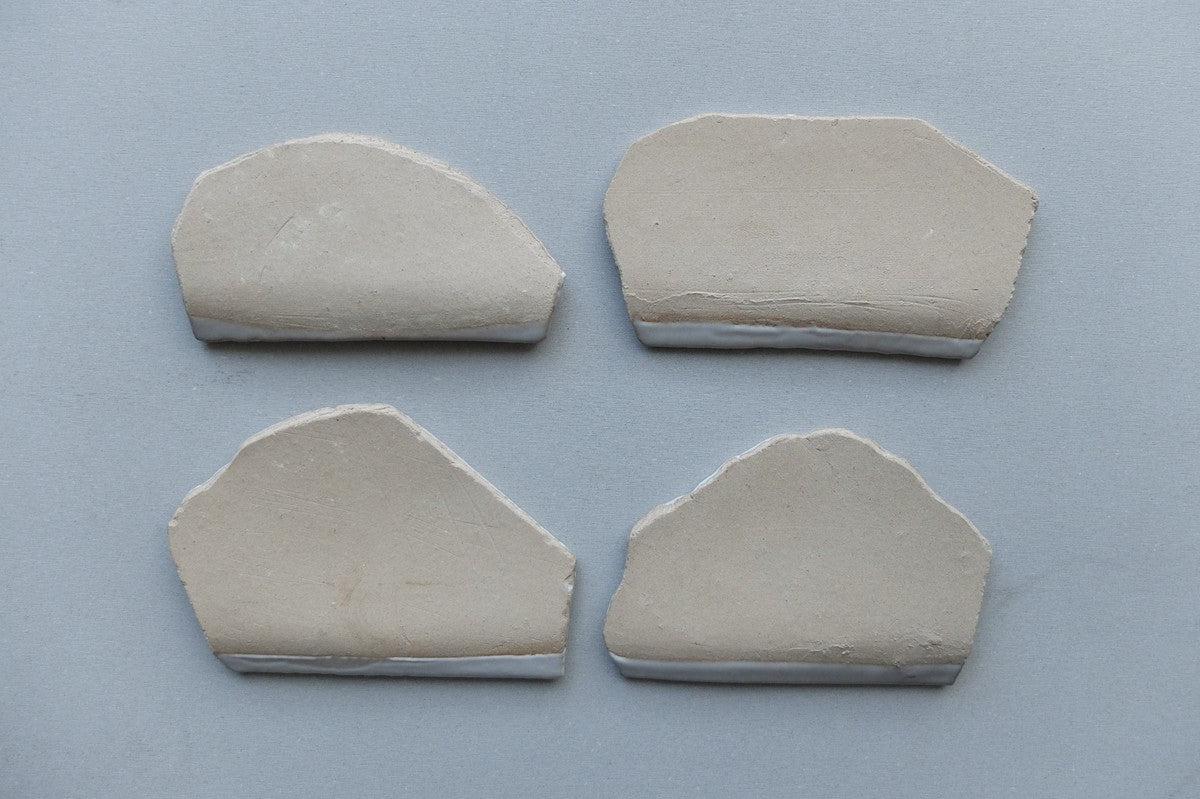 かけら皿 カトラリーレスト角 白