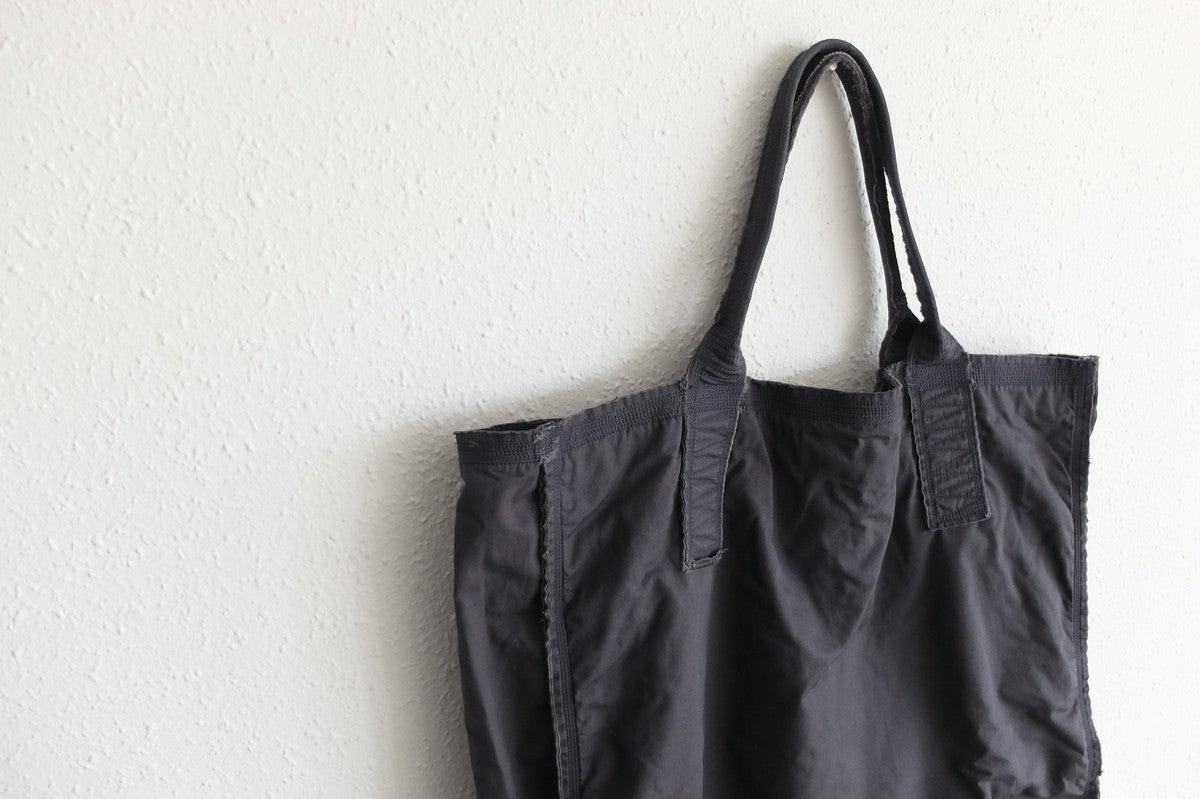 MITTAN / 綿麻ウェザーレイヤードバッグ大 濃紺 BA-19