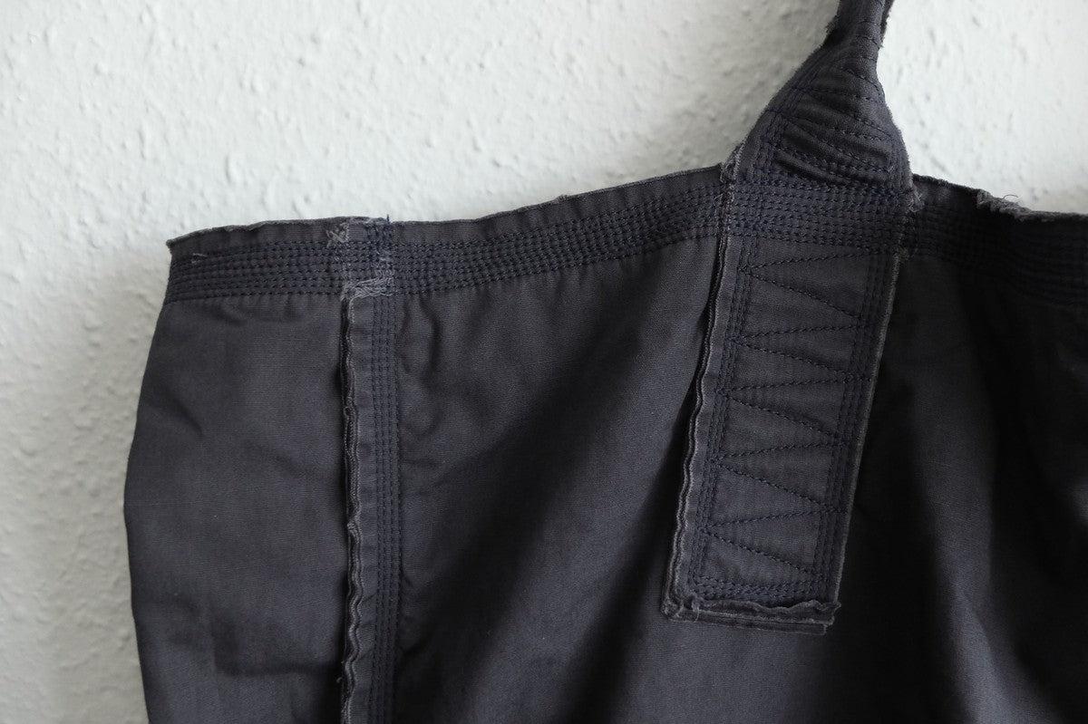 MITTAN / 綿麻ウェザーレイヤードバッグ大 濃紺 BA-19