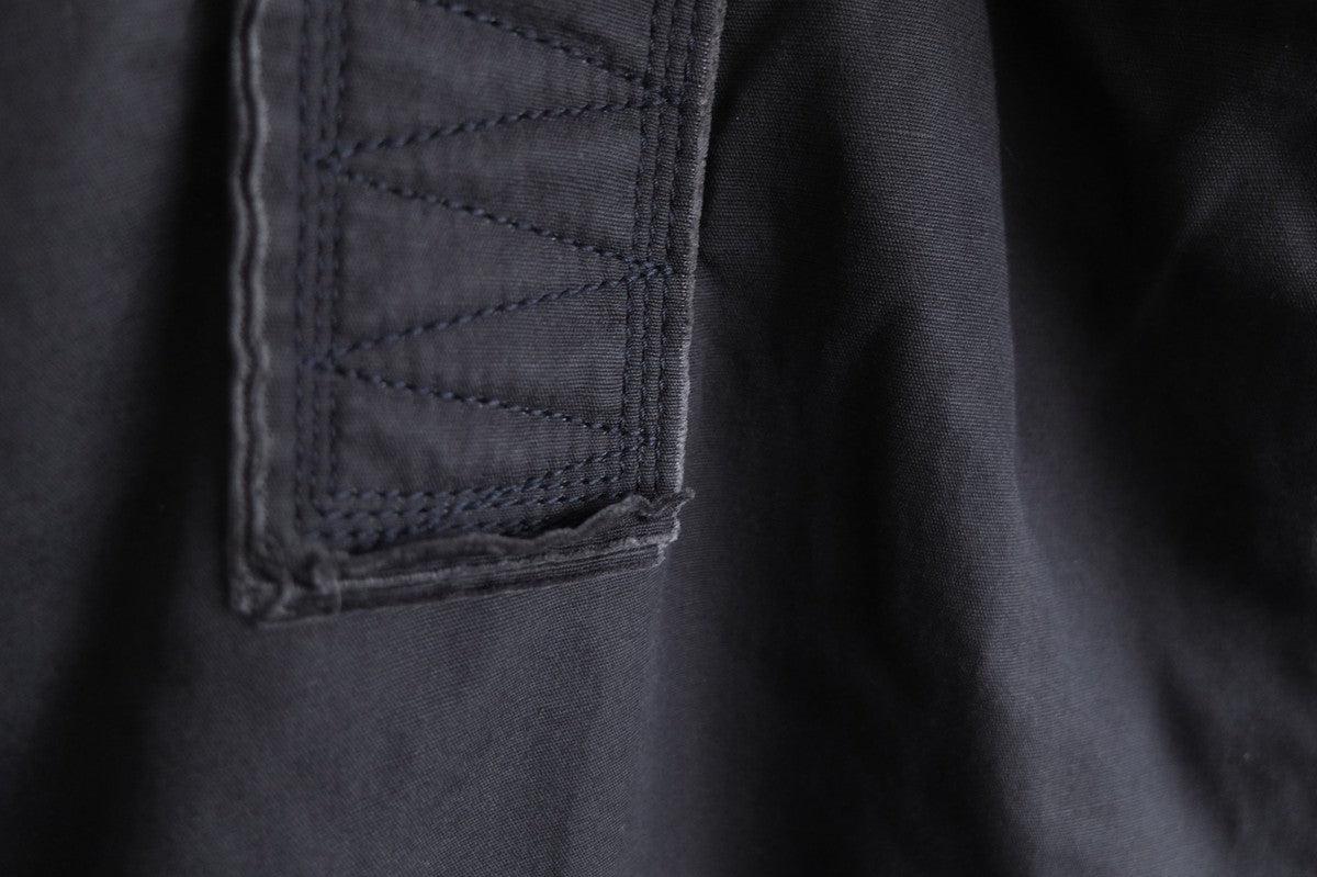 MITTAN / 綿麻ウェザーレイヤードバッグ大 濃紺 BA-19