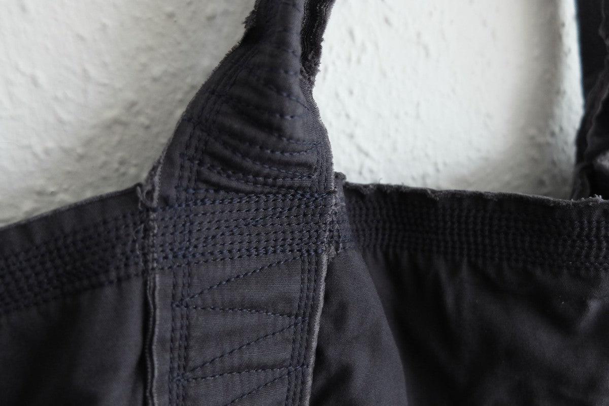 MITTAN / 綿麻ウェザーレイヤードバッグ大 濃紺 BA-19