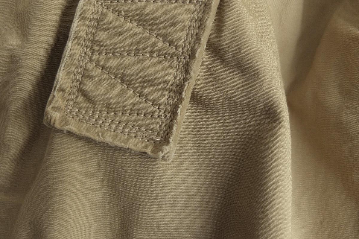 MITTAN / 綿麻ウェザーレイヤードバッグ大 薄茶 BA-19