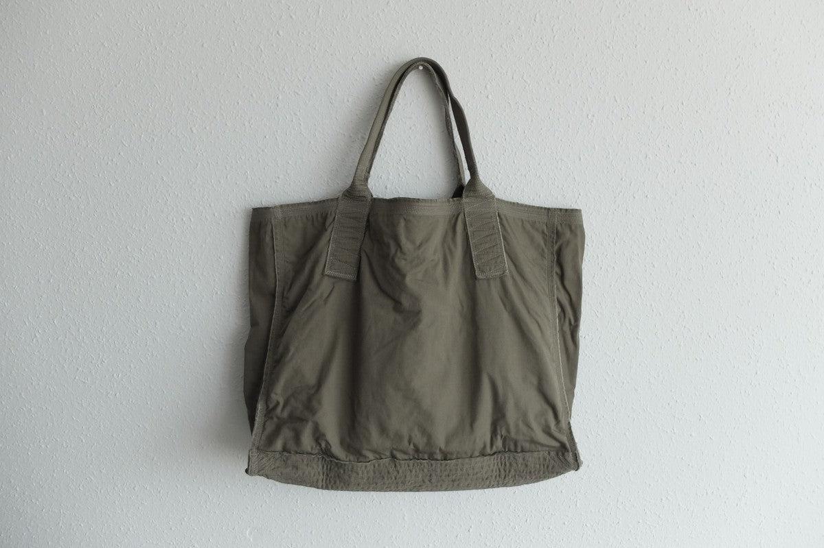 MITTAN / 綿麻ウェザーレイヤードバッグ大 灰 BA-19