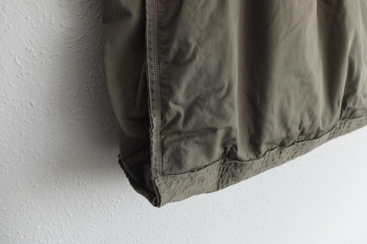 MITTAN / 綿麻ウェザーレイヤードバッグ大 灰 BA-19