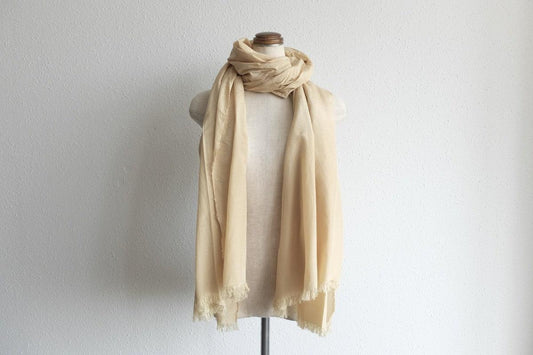 enrica cottonsilk scarf|walnut-camel