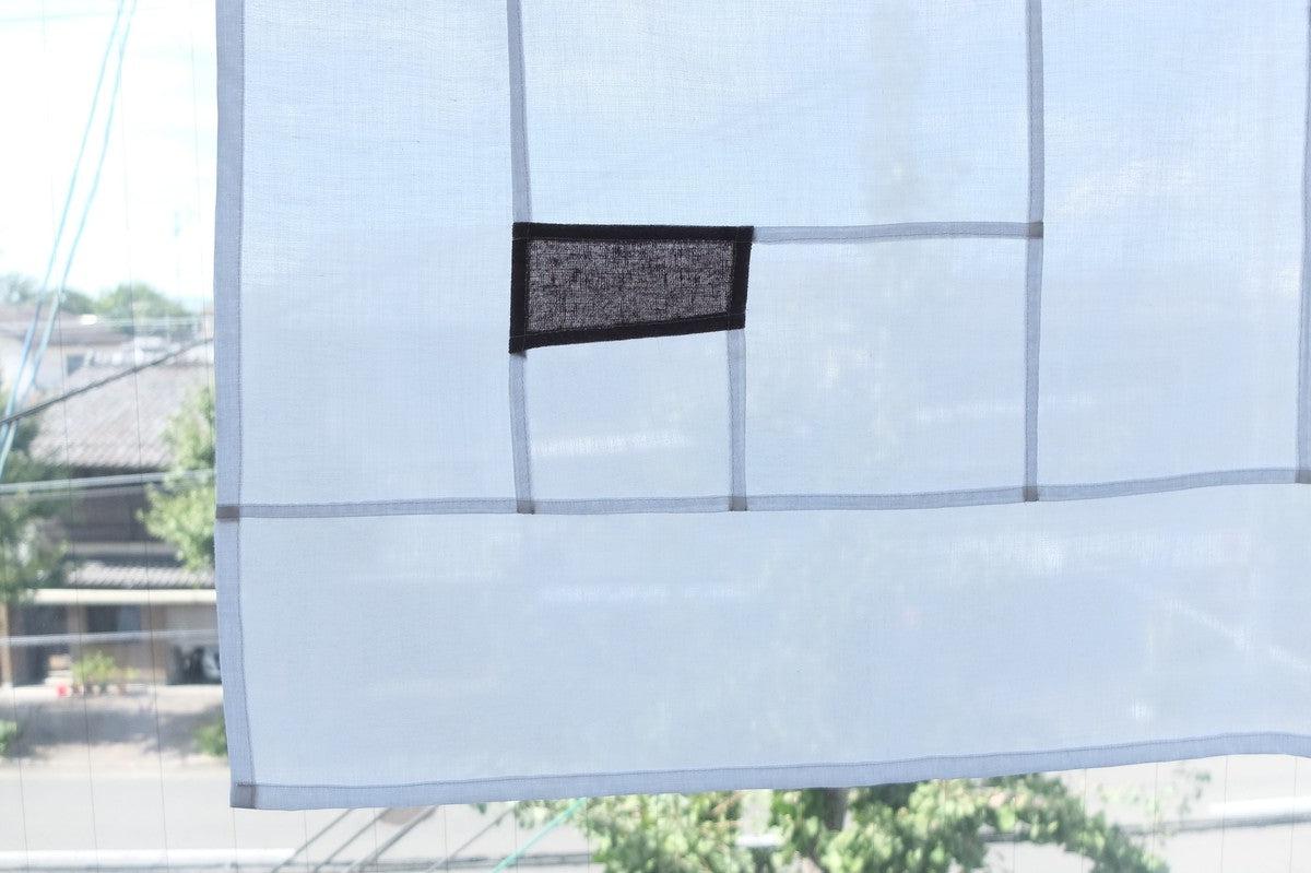 【限定1点】ポジャギカーテン｜102×85cm｜濃青赤