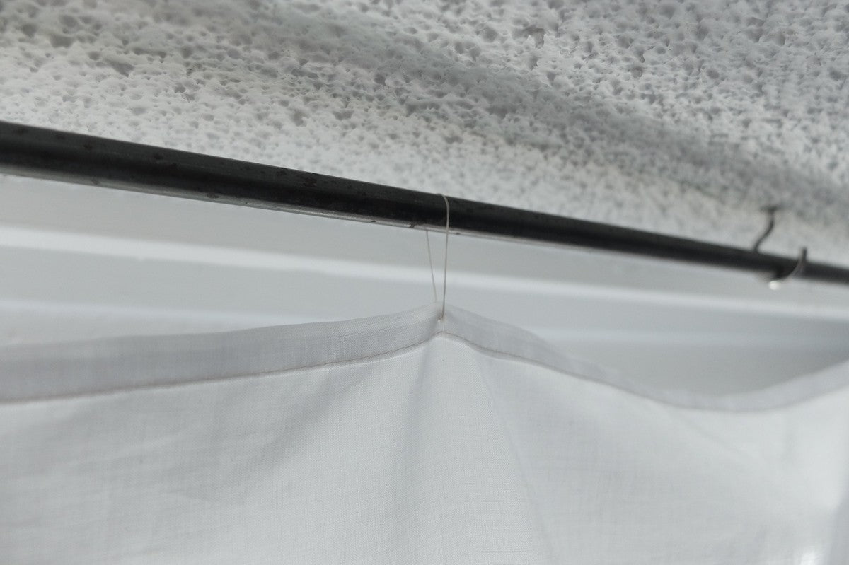 【限定1点】ポジャギカーテン｜102×85cm｜濃青赤