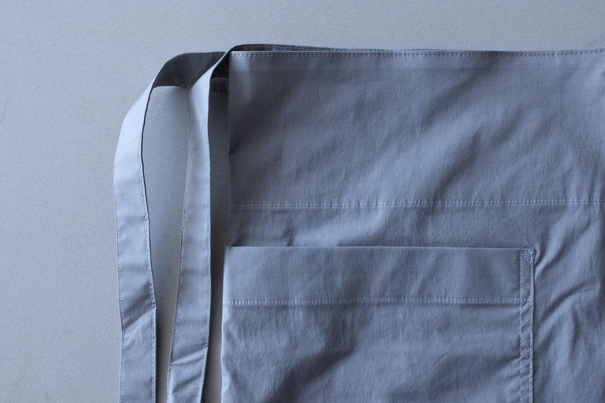 きるもの｜袈裟エプロン｜タイプライターストレッチ｜グレー｜unisex freesize