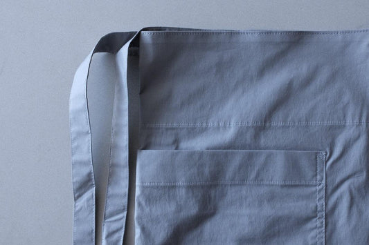 きるもの｜袈裟エプロン｜タイプライターストレッチ｜グレー｜unisex freesize