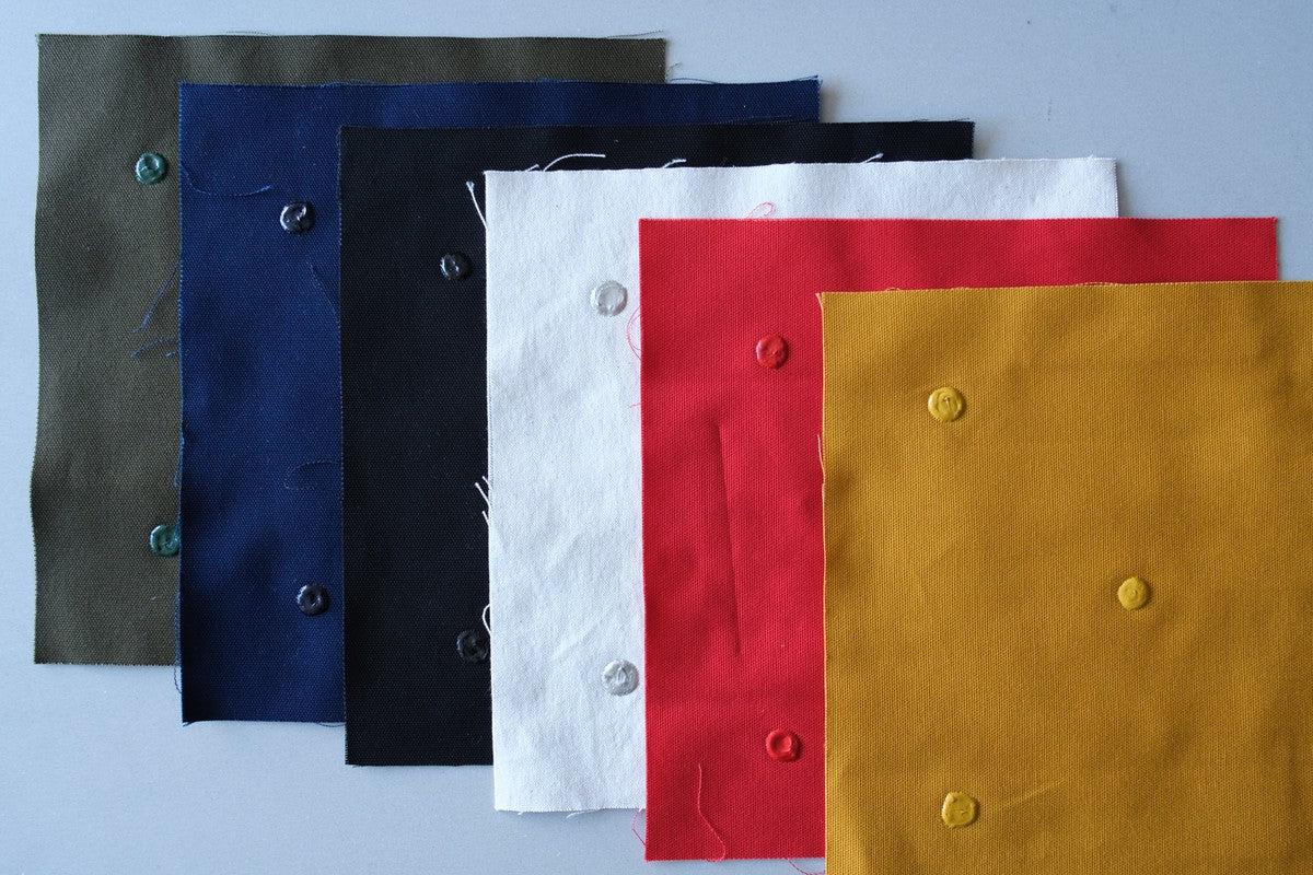 木間服装製作 coat コットン帆布ドット 各色｜unisex freesize